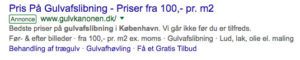 Gulvkanon adwords