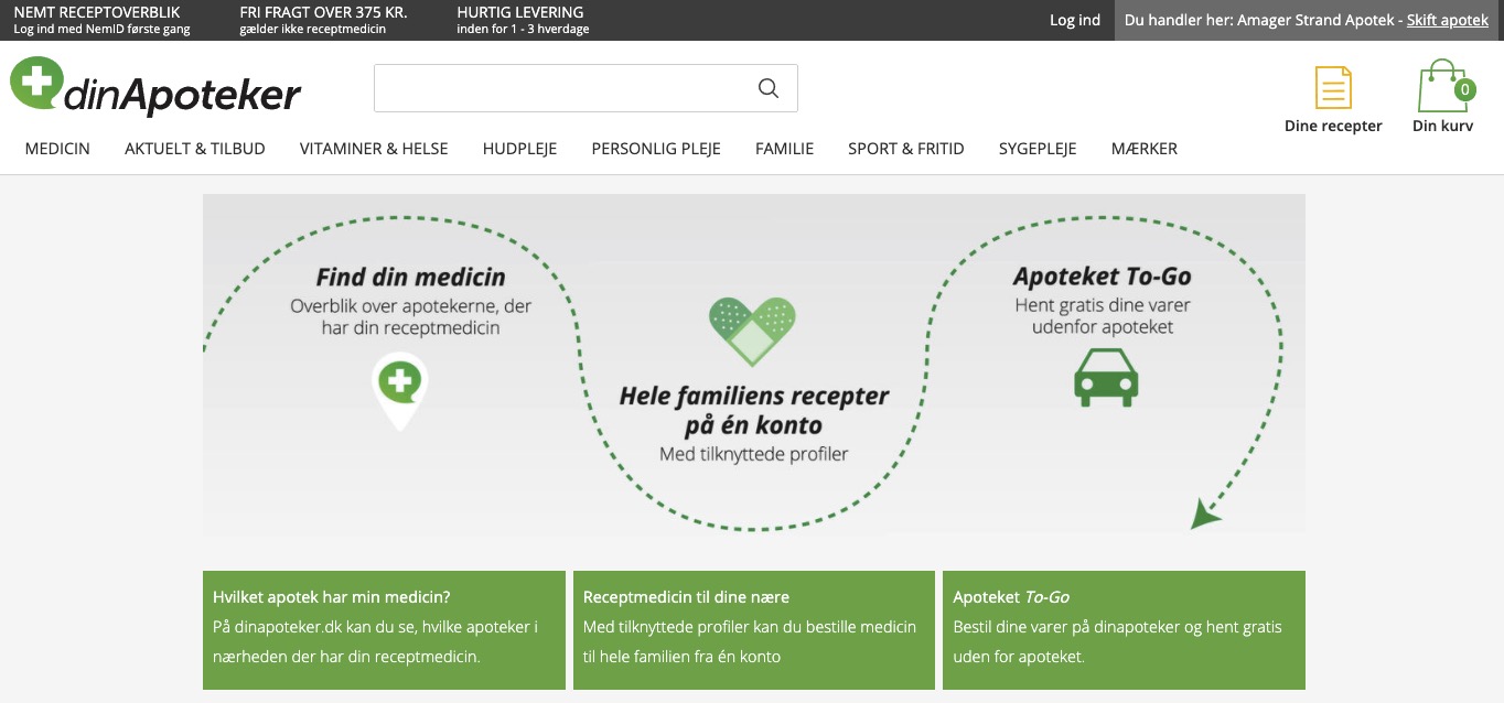 84 apoteker sammen om webshop med receptpligtig medicin